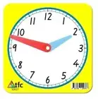 Clock 12hr Student (2 pieces) Maths Teacher Resource Time Teaching School Kids