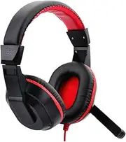 Mipcase Adjustable Game Headphones Stereo Headset with Mic Wired Noise Canceling Over The Head Design for PC Laptop Comfortable Earphones for Movies Music and Online Calls