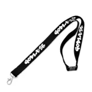 Godless Lanyard - [Black][18'' Long]