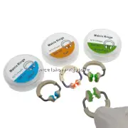 3 Pcs Dental Autoclavable Matrix Bands Ring Matrices Clip Clamp Short/Tall/Wide