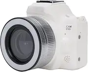 2K Digital Camera for Photography, 48MP Vlogging Camera, Double Lens, 2 Inch HD Screen, 16X Zoom Compact Travel Camera for Teens Adult Beginner (White)