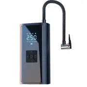 Portable Cordless Car Tire Inflator with Digital Display 80W Car Air Pump with LED Light Accurate Monitoring Preset Tire