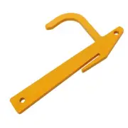 10 Packs Chain Link Fence Banana Clips, Hook Loop Mesh Tools, Metal Fence Str...