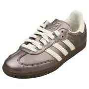 adidas Samba Og Womens Fashion Sneakers in Purple Off White - 5.5 US