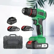 20-Volt Drill 2 Speed Electric Cordless Drill / Driver with Bits Set & BatterylQ