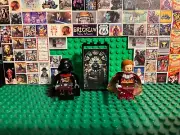 Custom lego Brickluv Flamin Cheeto Darth Vader and Flamin Obi wan