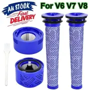 Filter Set fit Dyson V6 V7 V8 Animal Absolute Motorhead Cordless Vacuum Cleaner