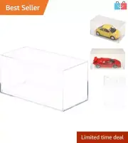 8" x 3.75" x 3.5" Clear Display Case - Protects and Showcases Models & Figurines