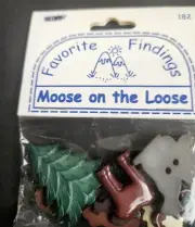flatbacks for crafts favorite findings Moose on the Loose