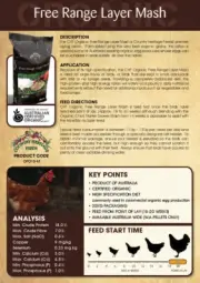 Country Heritage Organic Free Range Layer Mash Chicken Feed 20kg