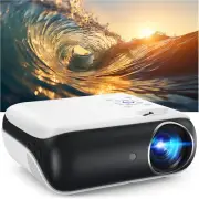 1080P Bluetooth Mini Projector for Home and Outdoor Use, Full HD with Speaker