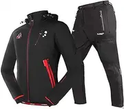 [GRTE] Men's Cycling Wear Long-Sleeved Suit, Road Bike Wear, Mountain Bike Wear, Quick-Drying Breathable Pants Thickening