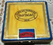 Limoges Porcelain Cigar Trinket Box Hinged Small