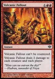 1x Volcanic Fallout Conflux MtG Magic Red Uncommon 1 x1 Card Cards