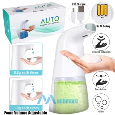 Smart Automatic Sensor Handsfree Touchless Liquid Foam Soap Sanitizer Dispenser