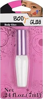 Body Painting Glue, Temporary Tattoo Glitter Powder Glue Body Painting Face Eyebrow Hair Nails Tattoo Gel Body Glitter Glue (7 ml)