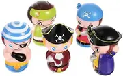 Abaodam 5Pcs Cartoon Finger Puppets for Comfortable Pirate Hand Puppet for Storytelling and Party Favors Interactive Fun for Parent Bonding