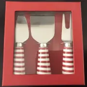 Crate & Barrel Cheese Knife Set of 3 New In Box