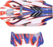 RC Car Body Shell Plastic Durable Lightweight Easy to Install Replacement Part for WLTOYS 124008 1/12 Scale RC Car Model