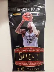 2021-22 Select Basketball Trading Cards Hanger Pack (15 Cards)