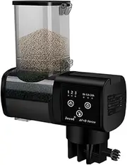 Fish Tank Feeder, Automatic Feeders, Large-Capacity Aquarium Food Dispenser, Easy Feeding Supplies for Daily Use, Home Aquariums, Ponds, Beginners, Enthusiasts 6.3x2.76x4.02 Inch