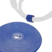 LABEL THE CABLE Roll of Double-Sided Hook and Loop Tape - Cable Ties Roll for Pe