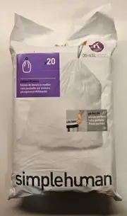 Simplehuman Code K, 35-45 Liter Custom Fit Liners