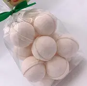 14 GINGER PEACH Bath Bomb Fizzies with Shea Butter, Ultra Moisturizing (12 Oz) ...Great for Dry Skin (Ginger Peach FBA)