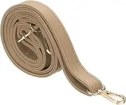 uxcell Leather Purse Strap Replacement Crossbody, 27.6-51.2 Inch Adjustable Bag Strap Purse Straps for Women Crossbody Bags Shoulder Bag Handbag, Light Khaki