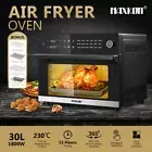 Maxkon 30L Air Fryer Oven Oil Free Convection Air Cooker Timer w/Dual Cook 1800W