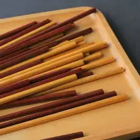 在飛比找樂天市場購物網優惠-實木筷子中式餐具檀木香木長筷居家用防滑聚餐過年天然木制