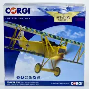 Corgi Aviation Archive 1:48 Fokker DVII Lowenhardt 1918 WWI Limited and Numbered
