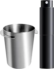NEOUZA Espresso Dosing Cup Coffee Powder Feeder Part for Coffee Machine Grinder (51mm Black Spray)