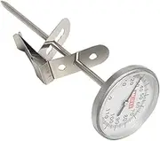 Coffee Thermometer Quick-Display Analog Dial Thermometer -10~100℃ Temperature Gauge Dial SS Probe Instant Read Thermometer for Milk Coffee Chocolate Beverage and Drink