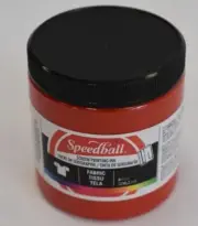 Speedball Fabric Screen Printing Ink Permanent Red 45L050A 651032045615