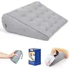 Inflatable Wedge Pillow for Sleep Apnea, Travel Wedge Pillow for Back Pain , ...