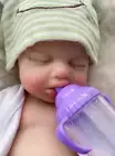 Loulou Reborn Baby Doll Soft Full Body Silicone Open Mouth Boy or Girl