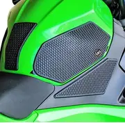 for Kawasaki Ninja 500 Z500 Ninja500 SE 2025 Motorcycle Side Fuel Tank pad Tank Pads Protector Stickers Decal Gas Knee Grip Traction Pad Ninja 400 Ninja400 18-2024 tankpad Black
