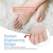 Valgu Silicone Gel Straightener Foot Care Tools Toe Separators Toe Orthosis