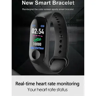 M3 Plus Smart Bracelet Heart Rate Blood Pressure Health Wate