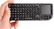 2.4GHz Wireless Keyboard with Touchpad, Backlit Mini 69 Keys Keyboard with Trackpad for PC/PS/forXbox/Linux for Android, 10m Range & USB-C Charging, Plug and Play