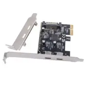 PCIE to Dual Type C Expansion Card PCI-E X1 to 2-Port TYPE-C USB 3.2 GEN16207
