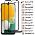 For Samsung Galaxy A12 A13 A03 A03S Full Cover Tempered Glass Screen Protector
