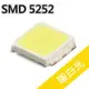 UNi SMD-5252 Package(0.5W暖白光LED),10顆/散裝【省電燈泡燈管燈具燈串燈條專賣】