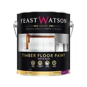Feast Watson 4L Satin White Timber Floor Paint