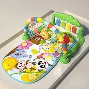 Eaglestone Baby Gym Play Mats,Kick & Play Piano Gym for Infants Baby Toys 3 6 9 12 Months,Musical Activity Center W/Lights Sounds for Toddler Sensory Play,Baby Gifts for Newborn Boys Girls