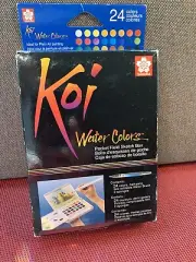 Sakura Koi Watercolors, Pocket Field Sketch Box 24pc New Open Box