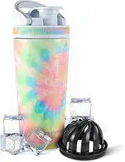 Ice Shaker, 26 Ounce Shaker, Cotton Candy Tie Dye (Cotton Candy, 26 oz)