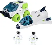 Totority 1set Space Shuttle Toys Fun Astronaut Models for Boy Girl Space Toys Collection Shuttle and Astronaut Figures Encourages Imagination and Color Recognition Skills