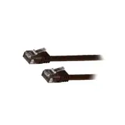 95897 Patch cord U/UTP 6 Line Cu PVC dark brown L: 5m 32AWG Goobay